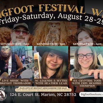 yodel_Special WNC Bigfoot Festival Events & Activities at Bigfoot Books & Brews