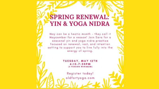 yodel_Spring Renewal : Yin & Yoga Nidra