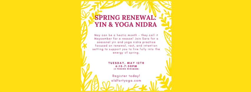 yodel_Spring Renewal : Yin & Yoga Nidra