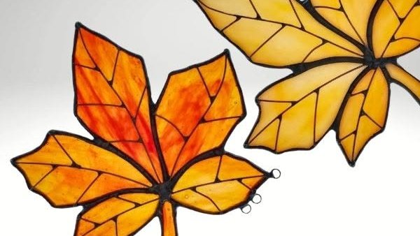 yodel_Stained Glass 2 Fall Leaves with Catherine