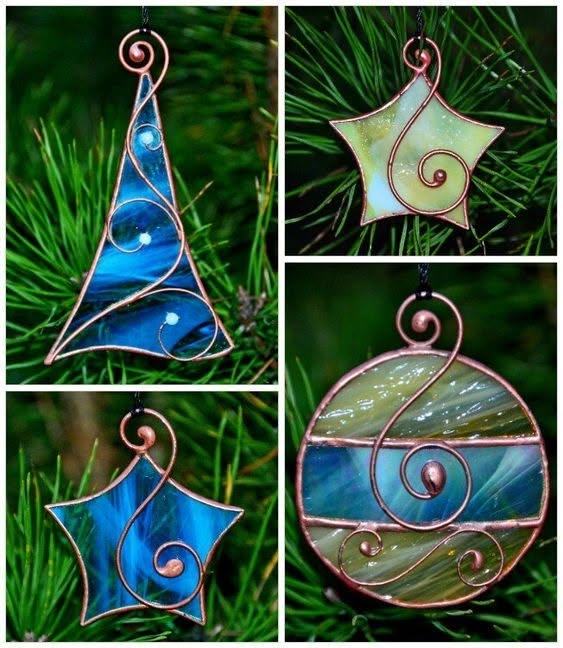 yodel_Stained Glass Christmas Ornaments with Catherine