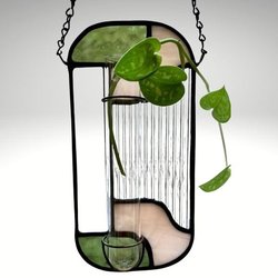 yodel_Stained Glass Propagation/Bud Vase Hanging with Catherine