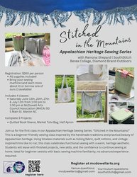 yodel_Stitched in the Mountains - Appalachian Heritage Sewing Class Series