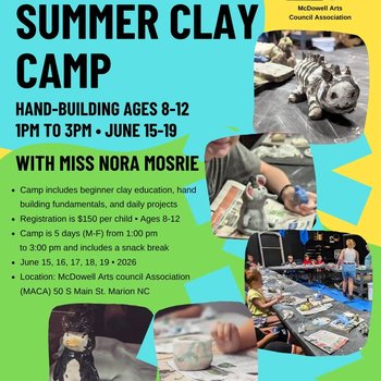 yodel_Summer Clay Camp for Ages 8-12 with Nora Mosrie