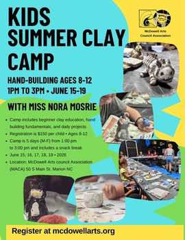 yodel_Summer Clay Camp for Ages 8-12 with Nora Mosrie