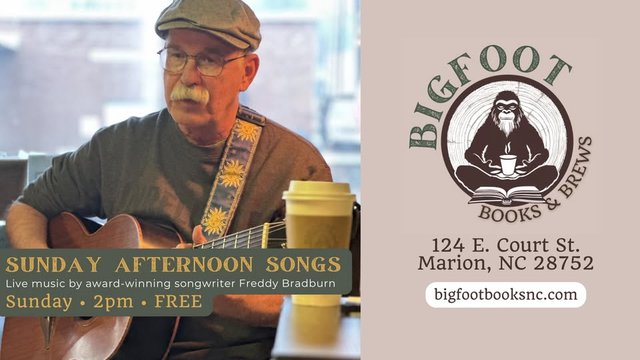 yodel_Sunday Afternoon Songs with Freddy Bradburn at Bigfoot Books & Brews