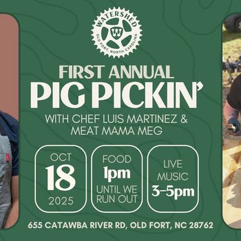 yodel_THIS SATURDAY! Watershed's First Pig Pickin'!