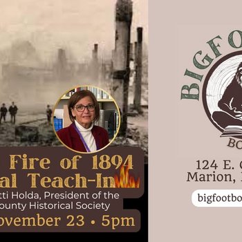 yodel_The Big Fire of 1894 Teach-In at Bigfoot Books & Brews
