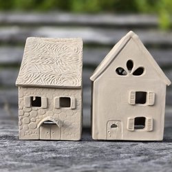 yodel_Tiny Tea Light Houses with DeAnna
