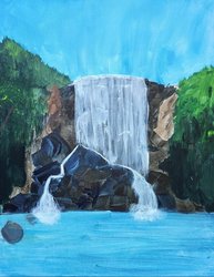 yodel_Upper Catawba Falls Paint Party with Dawn