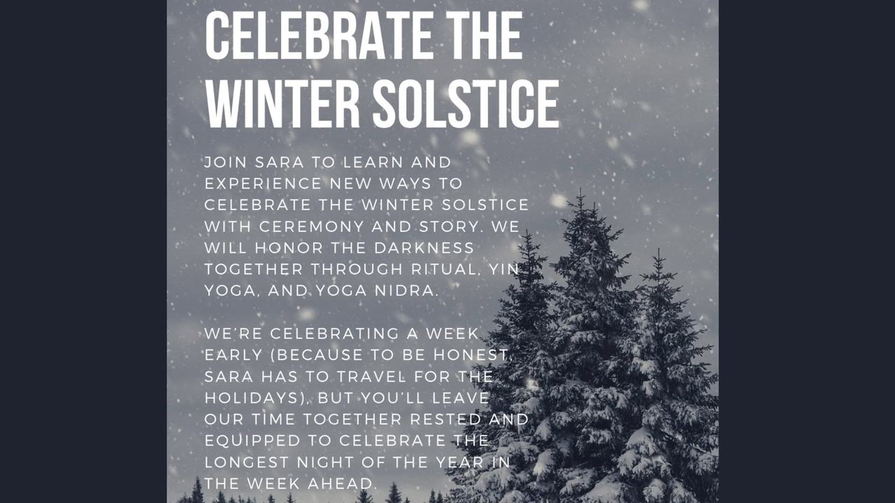 yodel_Winter Solstice : Yin + Yoga Nidra