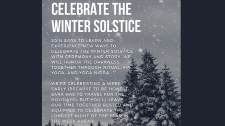 yodel_Winter Solstice : Yin + Yoga Nidra