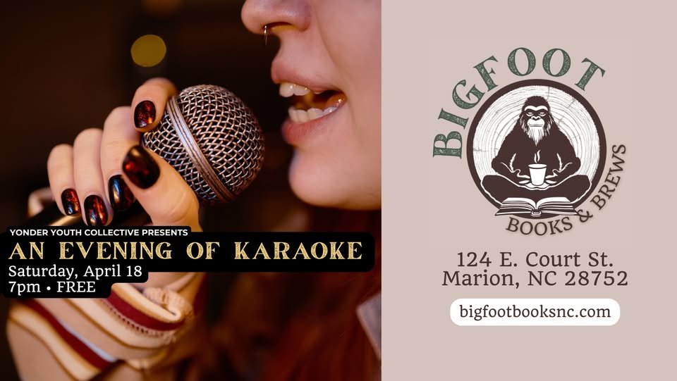 yodel_Yonder Youth Collective presents: An Evening of Karaoke at Bigfoot Books & Brews